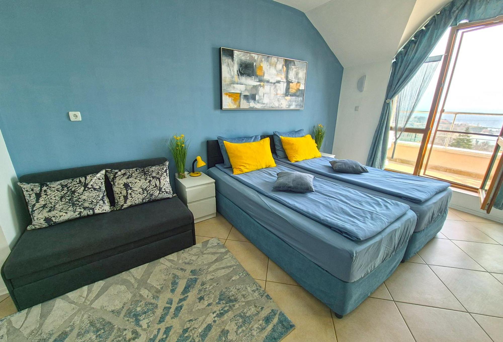Black Sea Narcissus - Quiet Studio With Amazing Sea View Varna Buitenkant foto